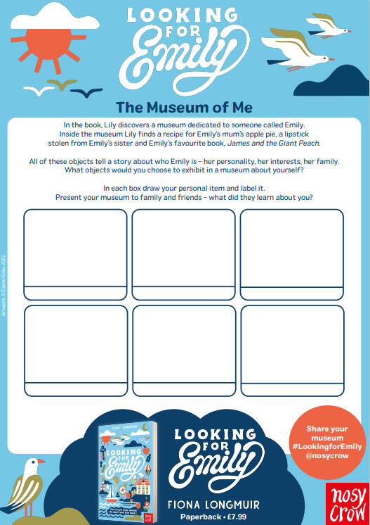 The front cover of Fiona's debut novel Looking for Emily